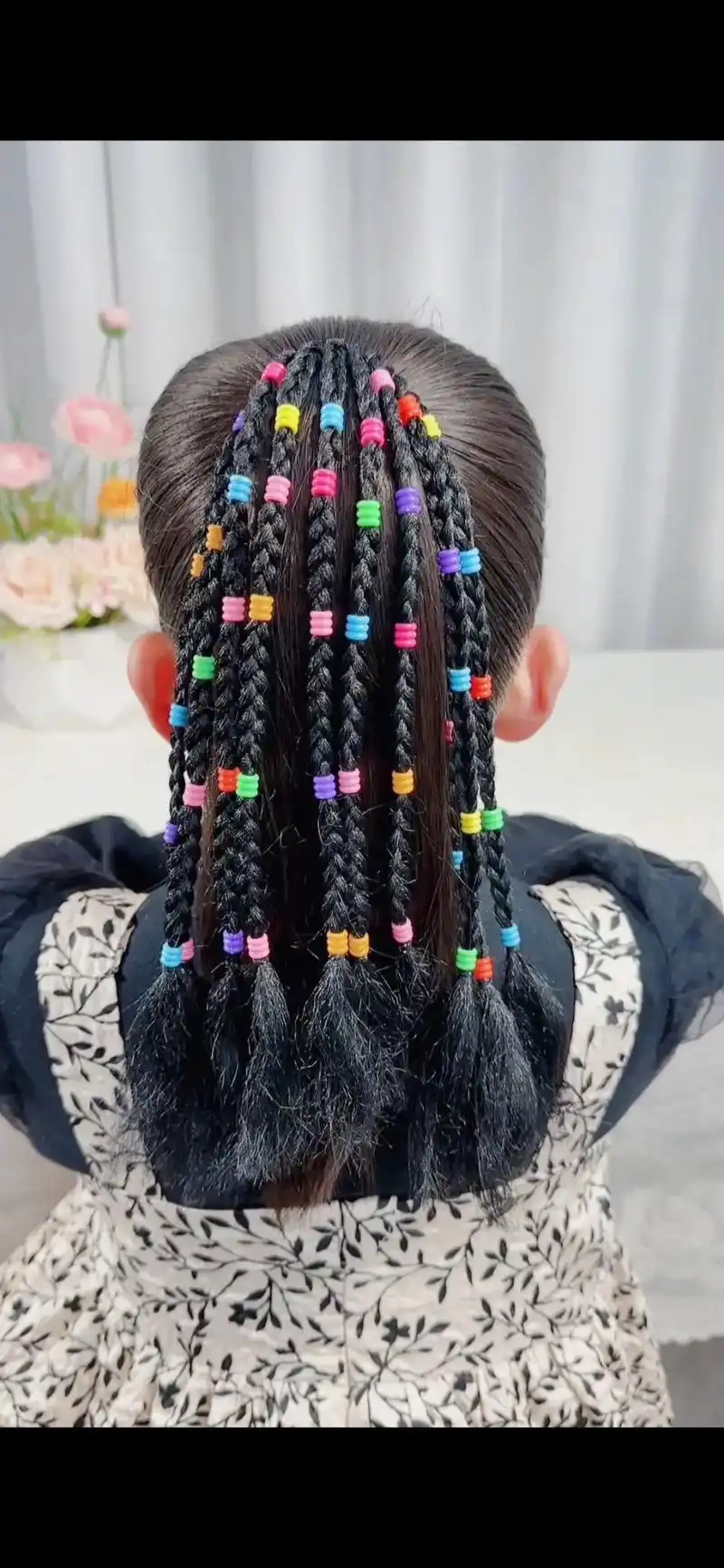 春天来了!给女儿扎酷酷的脏脏辫吧04#简单好看发型 #儿童编 - 抖音