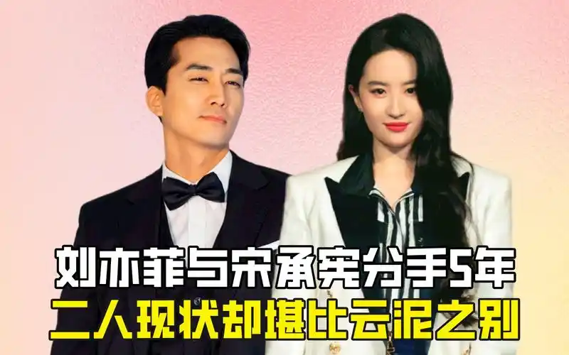 刘亦菲与宋承宪分手5年,二人现状却堪比云泥之别?