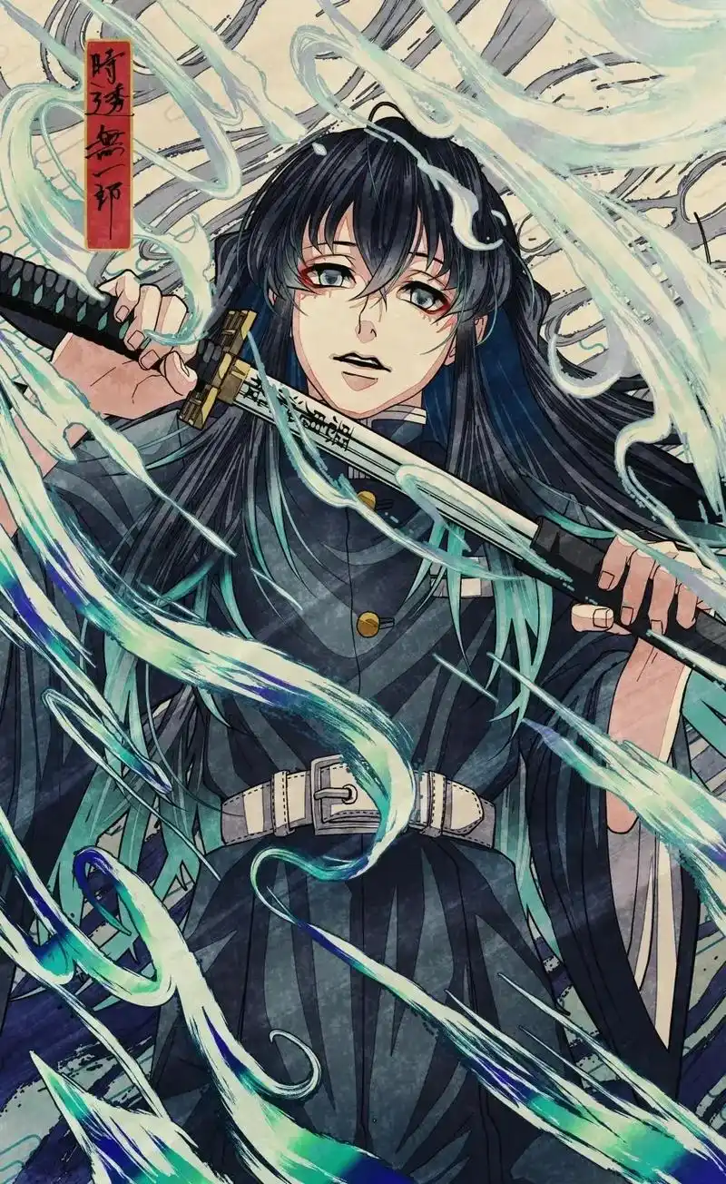 抖音图文来了 #鬼灭之刃 九柱这画风太华丽了#二次元 #我 - 抖音