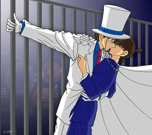 新一和基德的攻受图片