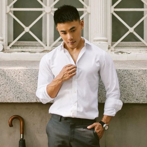 全禁欲系浏西装男模海报印刷图片正装帅哥贴纸重庆印象照片写真