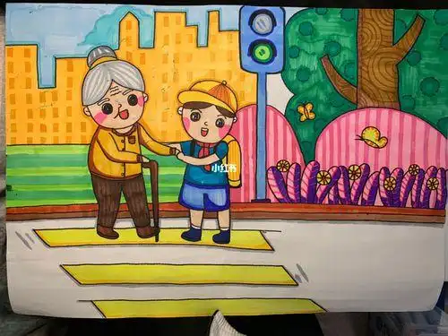 文明友善的简笔画