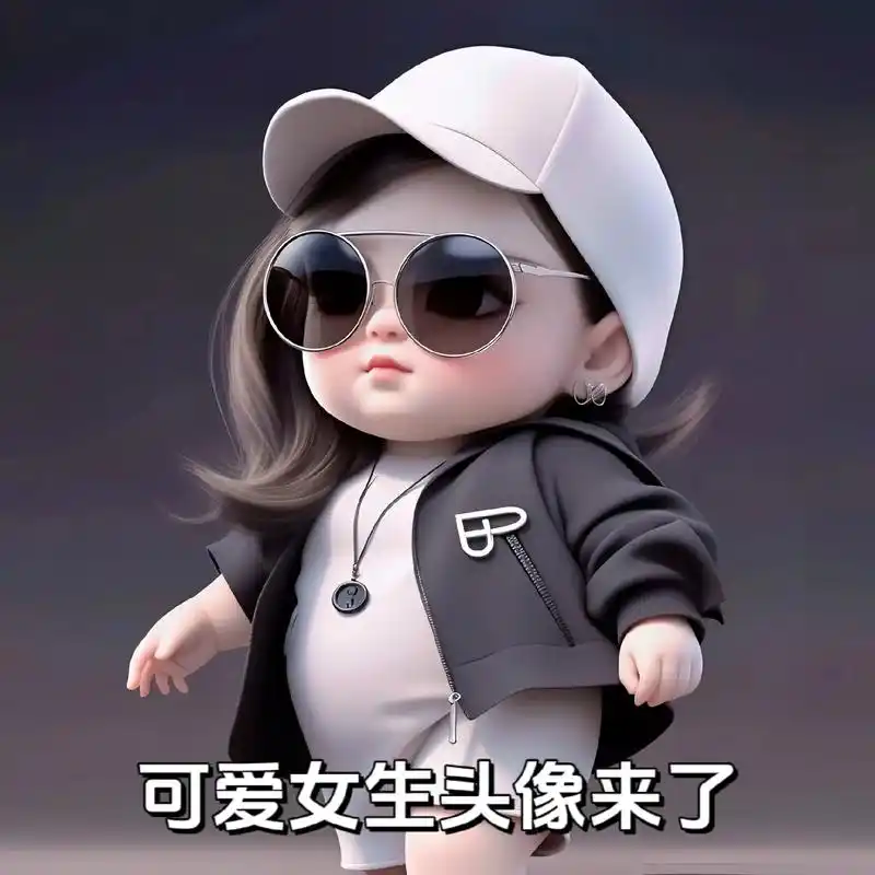 可爱女生头像 #女生头像 #优质头像 小胖妞女孩太可爱了吧 - 兑音