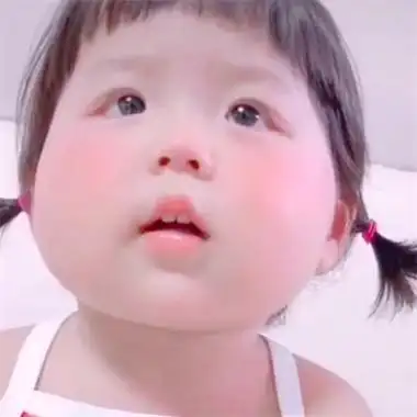 嘟嘴小女孩头像超萌可爱儿童头像超萌女孩嘟嘴