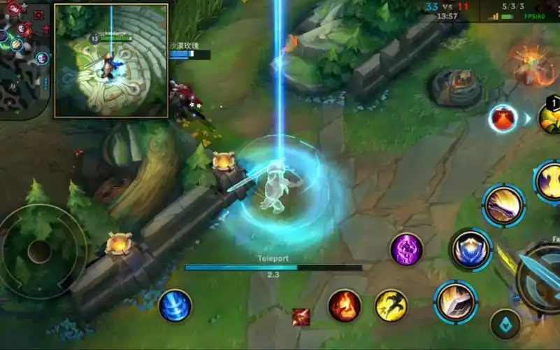 英雄联盟手游它来了他带着传送来了第三个召唤师技能