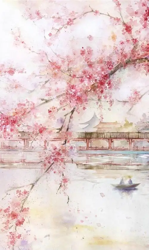 放飞心灵的插画壁纸欣赏:古风梅花,唯美星空美图集合