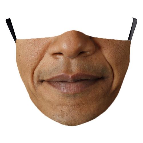 澈逸 搞笑表情包口罩新品仿真人脸口罩个性表情搞怪搞【猜猜我是谁】