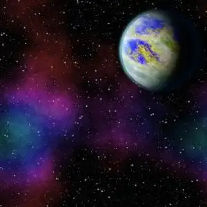 漆黑的夜晚满天的繁星.在外层空间星云照片