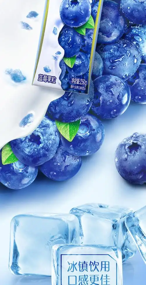 真果粒蓝莓果粒牛奶饮品250g12盒