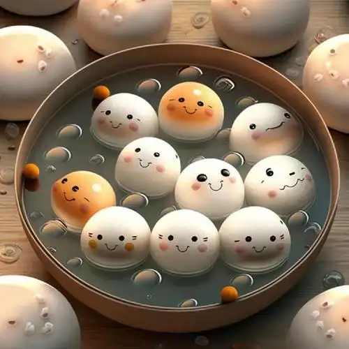 元宵节可爱版汤圆来了_网易订阅