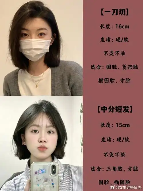 超适合夏天的女生短发发型推荐|清爽显脸小