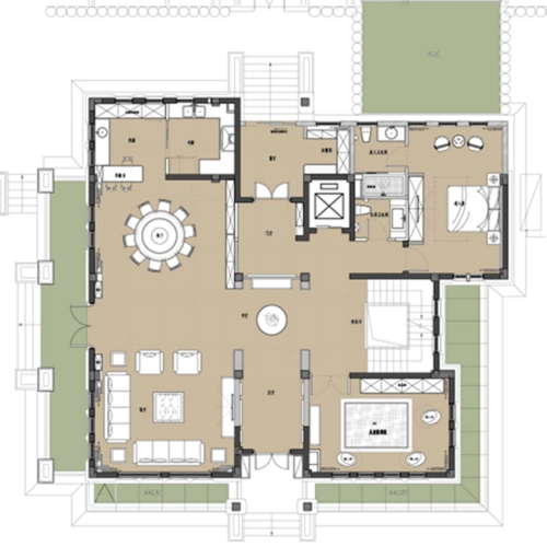 翠湖天地欧式古典风格800平别墅