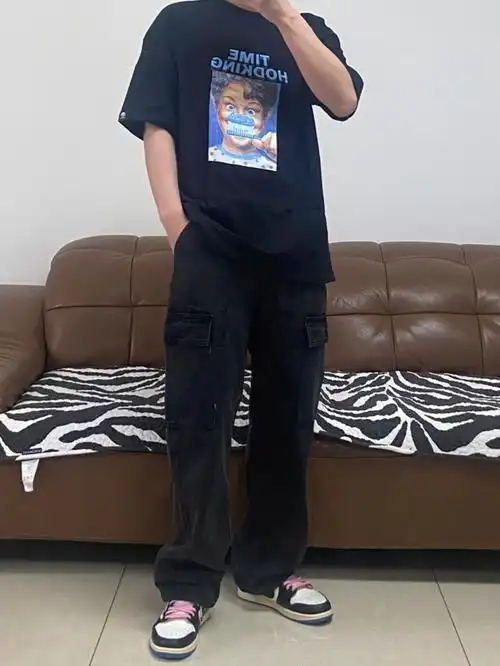 ootd175130一身黑特别显瘦