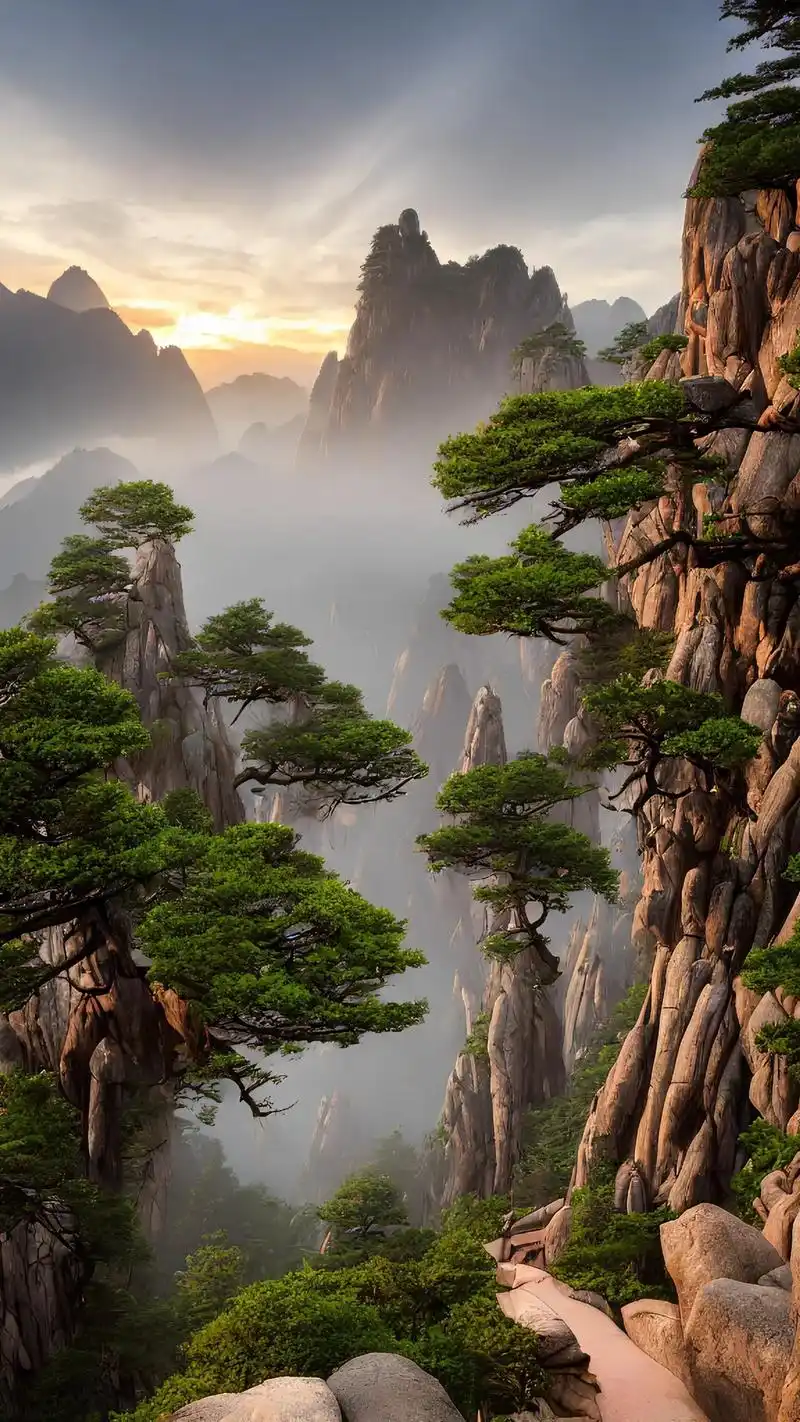 有些景色一看就知道是哪里…你们说是是哪? #千里江山图 #视觉震撼