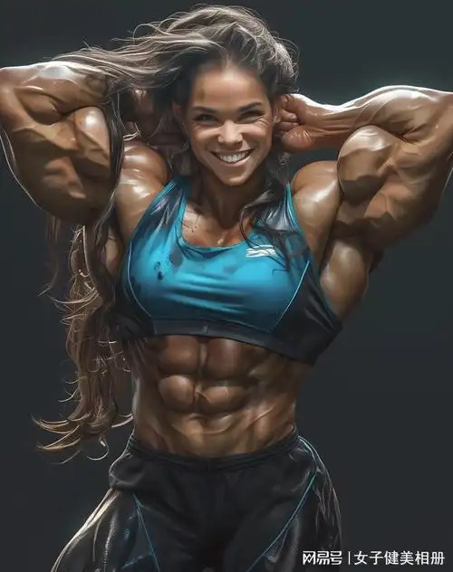 炸裂爆筋的aigramaticimages肌肉女作品撸铁必需的精神氮泵