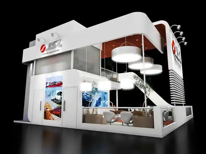 展位3d效果图设计