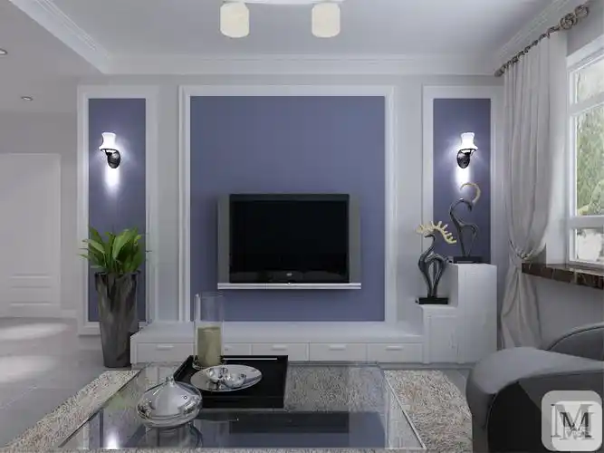 简约客厅背景墙装修效果图