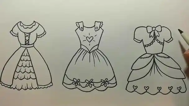 女生的裙子怎么画女生的裙子怎么画好看