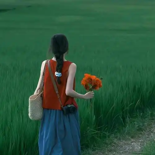 wechat自由感女生头像