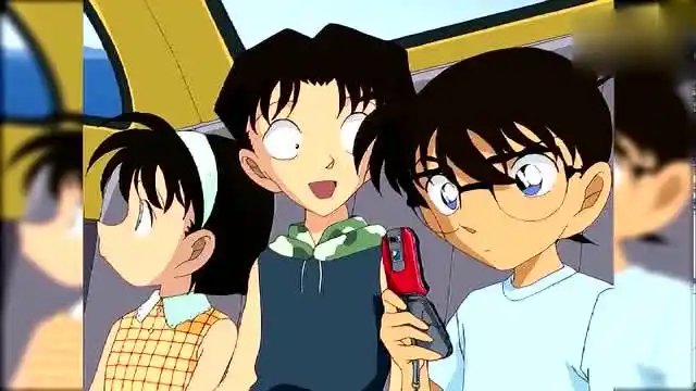 《名侦探柯南》412话 柯南保存的h画像被灰原抹去