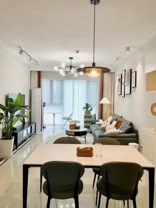 93平米小三居,现代简约装修.#小户型装修