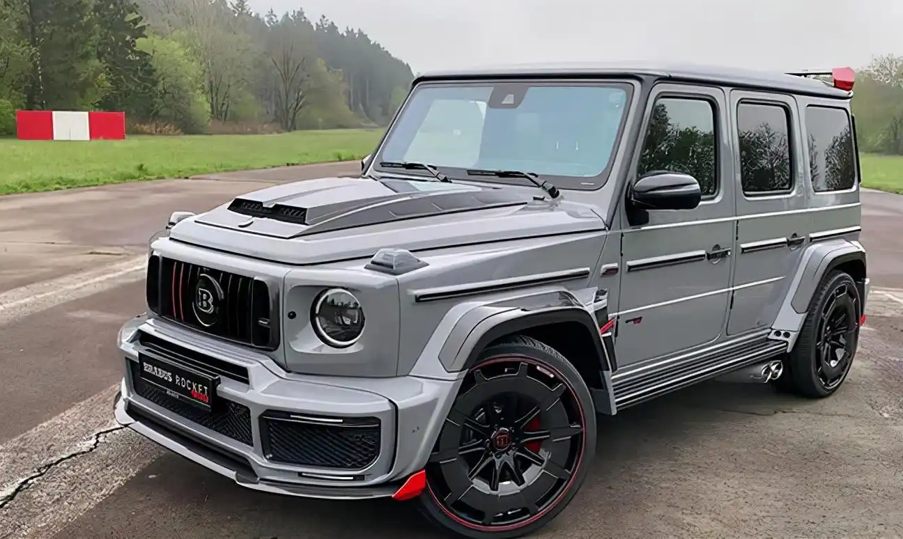 大g改装会变成什么样?奔驰g级amg改装版海外实车,太帅了