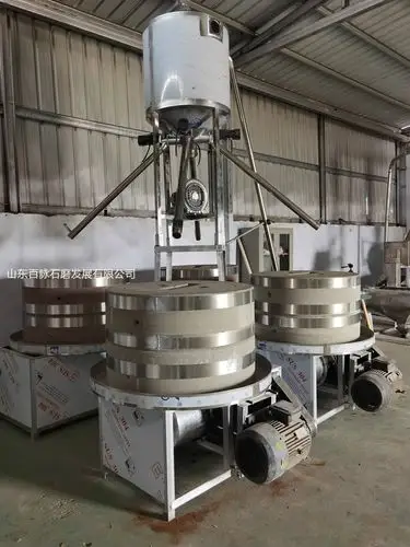 粗粮电动石磨80豆腐豆花石磨机原汁原味