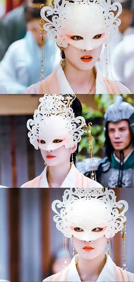 古装剧9位女星面具造型李沁美艳迪丽热巴被嫌丑恰似郭晓婷美上热搜