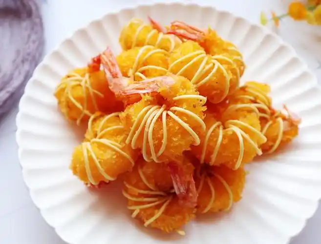 金丝富贵虾仁简简单单做高颜值菜牢记1个方法学会就能做好