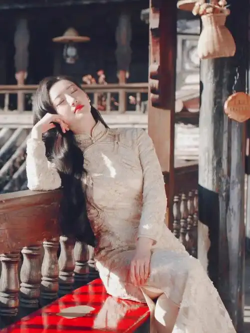 景甜78旗袍美人