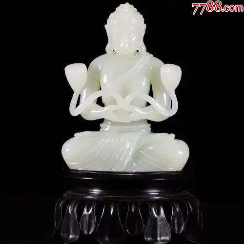 和田玉佛像摆件