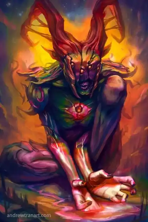 andrewtranart 七宗罪 愤怒