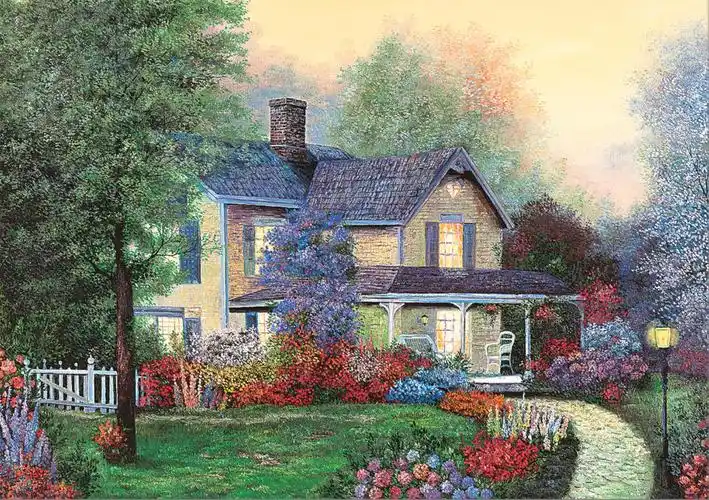 包邮特惠香港高品质正版拼图2000片精美风景画益智拼图