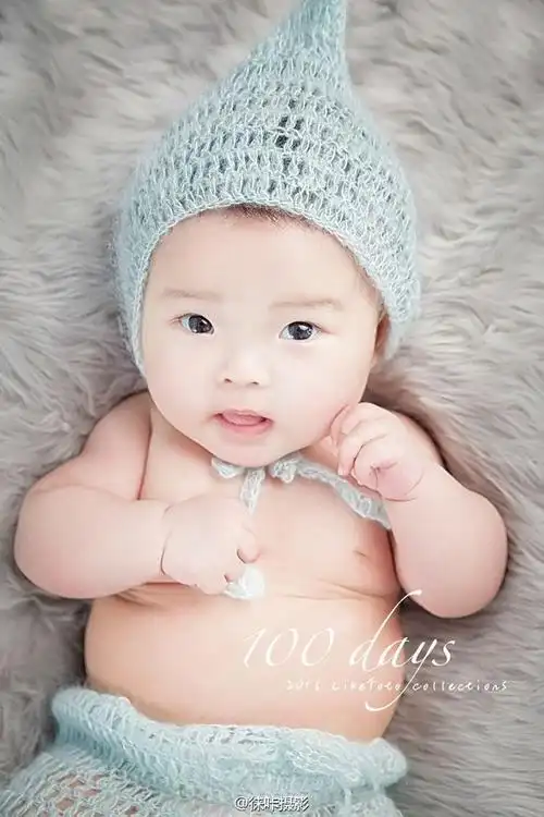 最小的baby表情,100day 超萌的~怎么可以这么可爱 likefoto