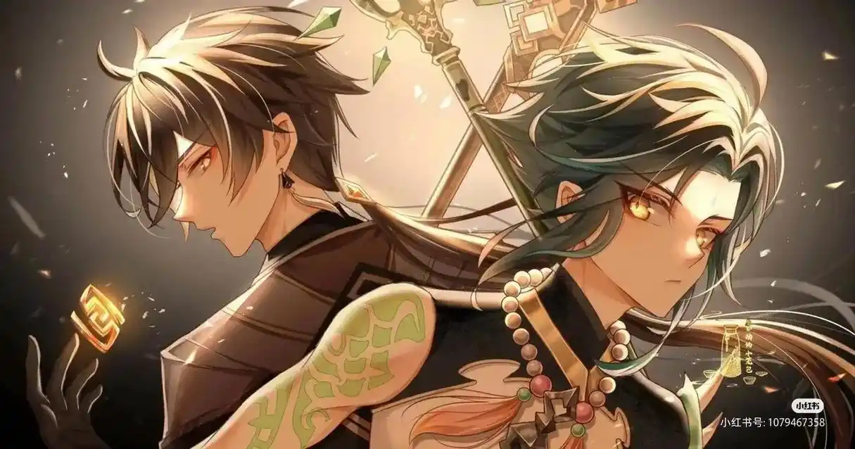 原神 #枫原万叶 #绫荧 #魈 #钟离 #阿贝多 #图片来 - 抖音