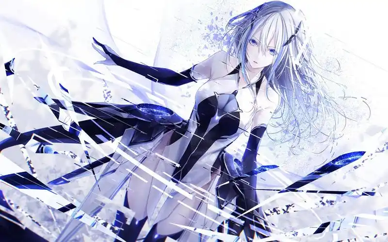 精致唯美二次元美女高清桌面壁纸2