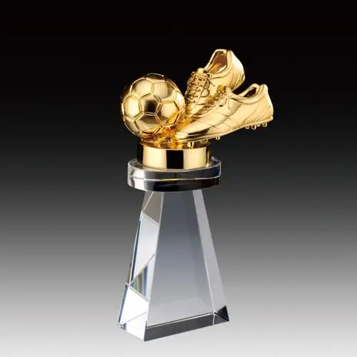 jinma 金马奖杯 定制奖杯 水晶奖杯 足球水晶 足球奖杯 型号:272