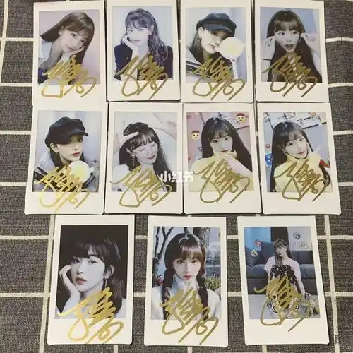 孔雪儿  十款  10款哦……青春有你2 自拍照 3寸亲笔签名拍立得,这是