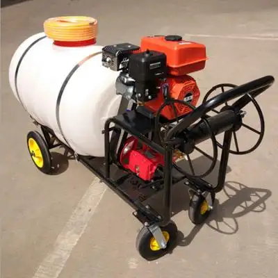***推车式打药车手推式打药机高压汽油动力喷雾器厂家***
