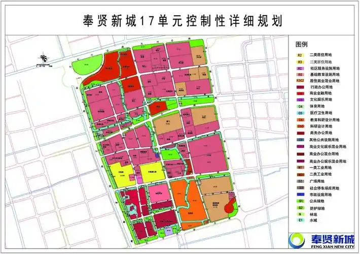 奉贤新城发展引擎17单元规划详解15南双tod生态商务区超万套住宅美谷