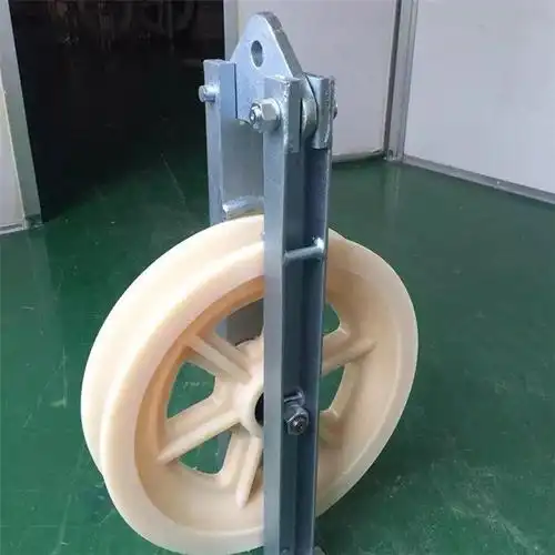 邦捷单轮大直径起重滑车508660822电缆放线滑轮铝轮尼龙轮滑子