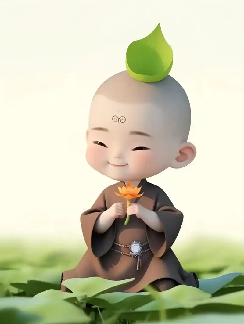 禅意小和尚头像#治愈系 #人生是一场修行 #超萌抖音首页搜索 - 抖音