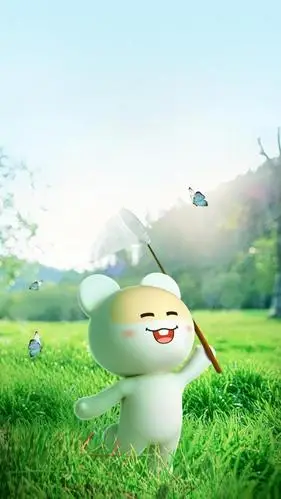 超级可爱呆萌的笨笨鼠户外小清新写真