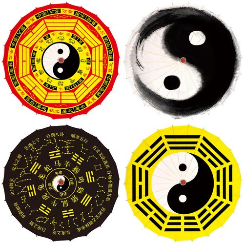 大二爷伯cos伞手工伞八门方位伞北斗七星占童绸布伞