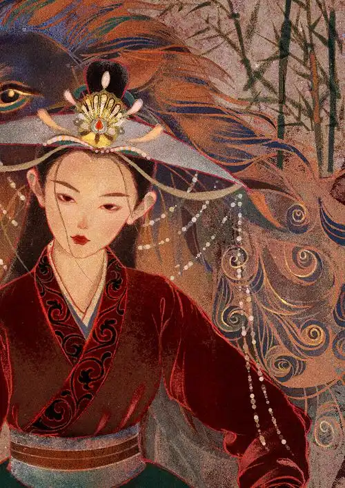 十二星座壁画风之狮子座