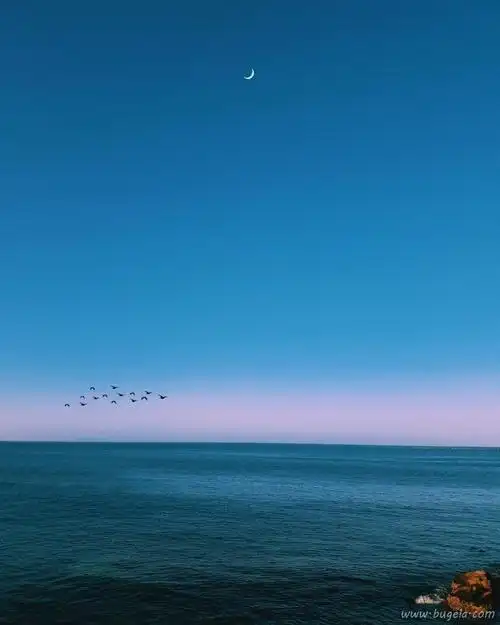 大海风平浪静图片平静大海的图片大全2