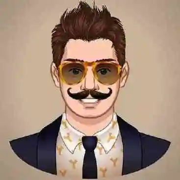 大背头潮男头像