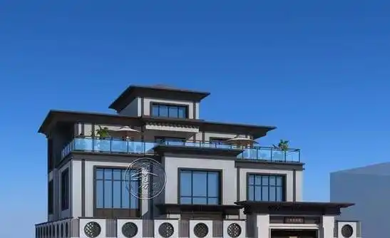 原创别墅设计三层新中式别墅大气恢弘简直就是国之精魄霸气