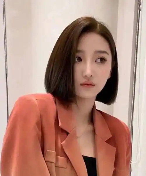 春天减龄短发50款_脖子_发型_圆脸