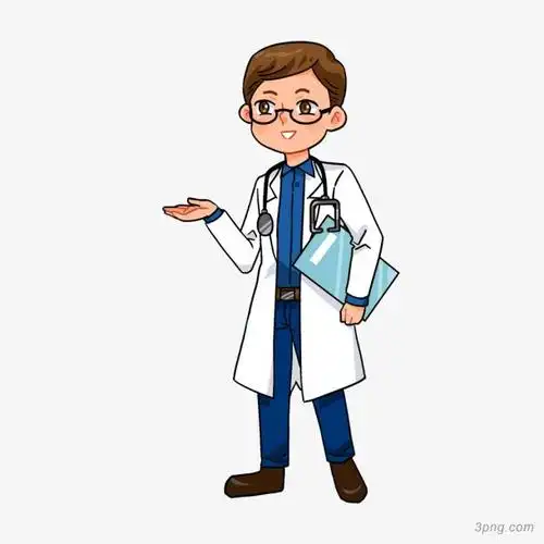 卡通医生png素材透明免抠图片卡通手绘